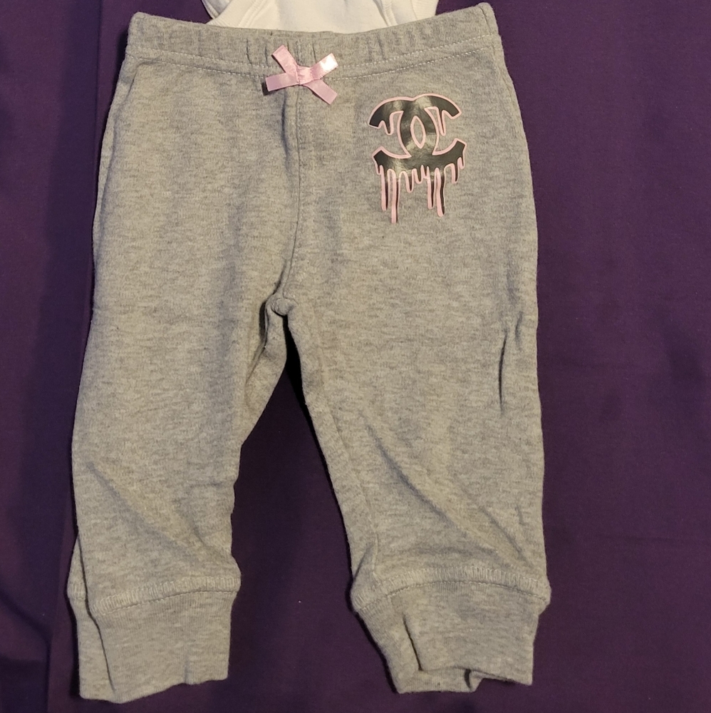 Infant Baby Girl Victoria Secret Pink Outfits (Size 3-6mo) - Picture 8 of 10